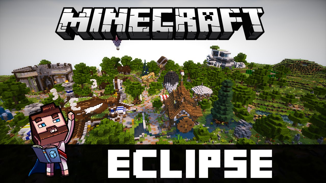 Minecraft : Serveur Éclipse - Visite guidée | EP 1 - YouTube