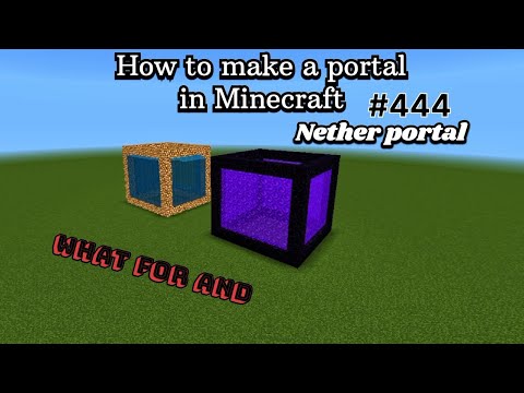 How to make a nether portal in Minecraft ( @shad_gaming444 ) #minecraft ...