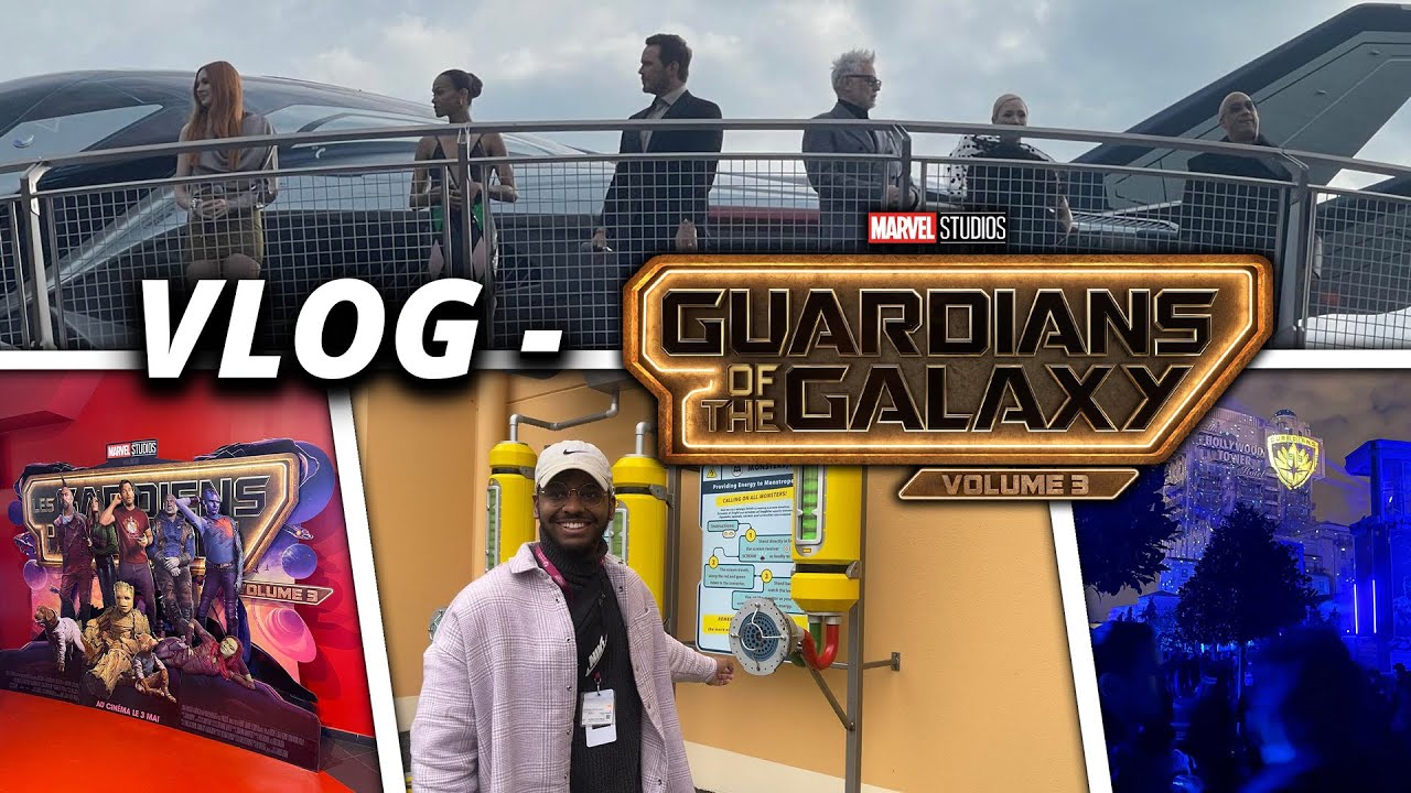 L'EQUIPE DU FILM LES GARDIENS DE LA GALAXIE VOLUME 3 A AVENGERS CAMPUS DE  DISNEYLAND PARIS - Toutes les photos