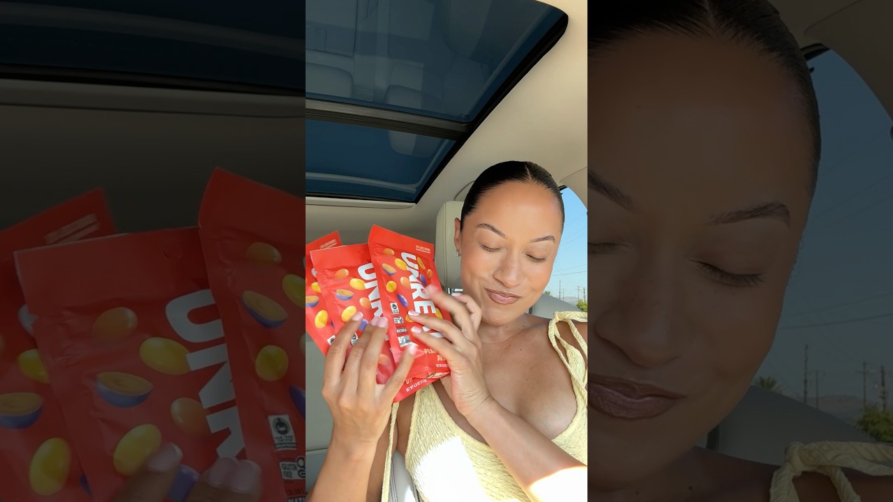 POV: trying @unreal Peanut Butter Drops for the first time 👀🥜 #unrealpartner
