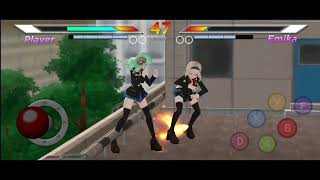 Playing High School Girl Anime Fight 2 cuz my PC doesn't work so I can't play Angel Star Road screenshot 5