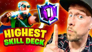 #1 In the World w/ Highest Skill Deck in Clash Royale!