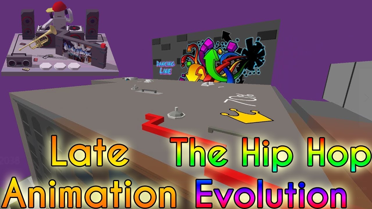 Dancing Line - The Hip Hop Evolution: Late Animation Glitch