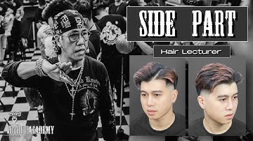 Hướng dẫn chi tiết kiểu tóc Side Part (low fade)| Vũ Trí Academy Đào Tạo Barber Chuyên Nghiệp