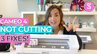 Silhouette CAMEO 4 Not Cutting? 🤬 3 BIG Reasons Why (And How to Fix It!)
