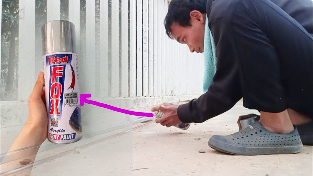 วิธีพ่นสีรอยเชื่อมประตูรั้ว ป้องกันสนิม แบบมือโปร!