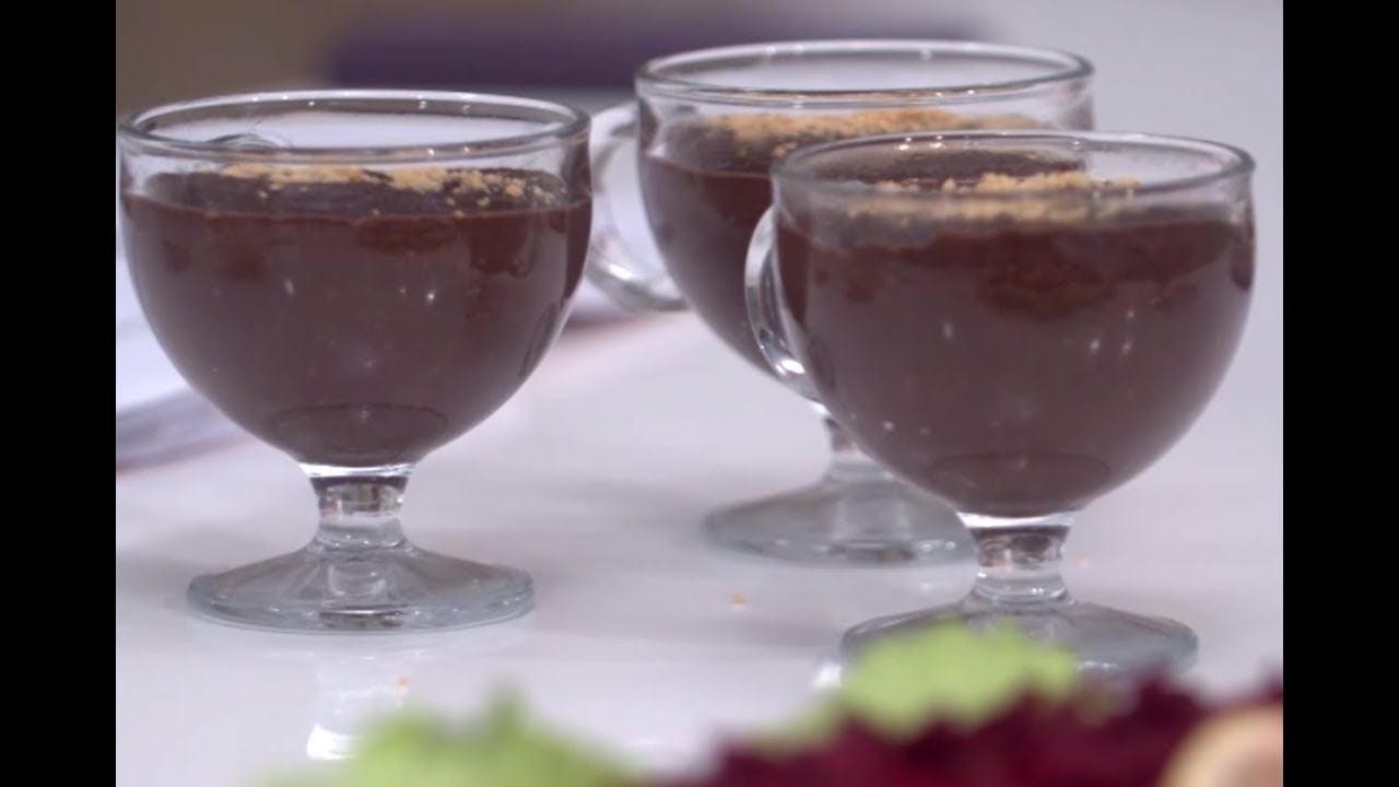 طريقه عمل مهلبية بالشوكولاتة والسوداني | سالي فؤاد