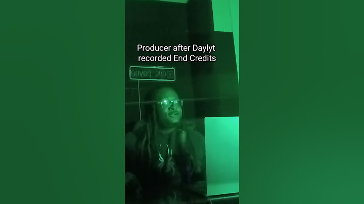 Producer reaction after @IAMDAYLYT2k recorded End Credits. #explorepage #fypyoutube #fypshorts