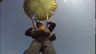 Eric Halberstadt Conducts a Static Line Parachute Jump