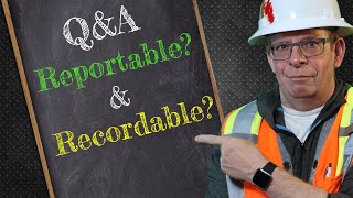Understanding health and safety reportable and recordable incidents