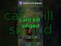 cant kill singed #leagueoflegends #singed #singedlol #singedgameplay #outplay #riotgames