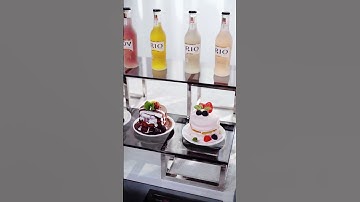 PYEIN® Large Square Tube Steel Glass Display Stand: A Bold Statement for Sophisticated Buffets