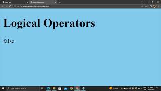 Logical Operators Mastering CSS and JavaScript IN HINDI || Part 6 || logical operators IN CSS