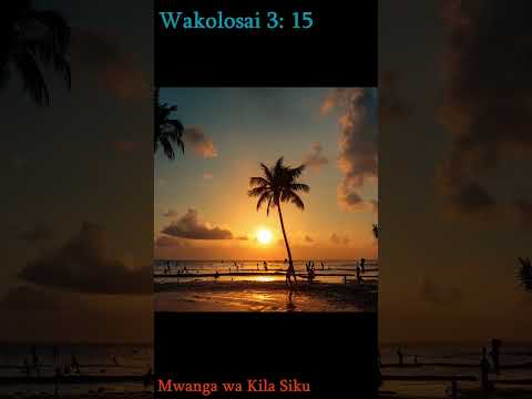 Amani Ya Kristo Itawale Mioyoni Mwenu Mwanga Wa Kila Siku Mungu Swahili Shorts Shortsvideo 