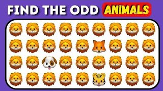 Find the ODD One Out | Guess the Animal by Emoji 🐵🐶🐻‍❄️Animals Emoji Quiz