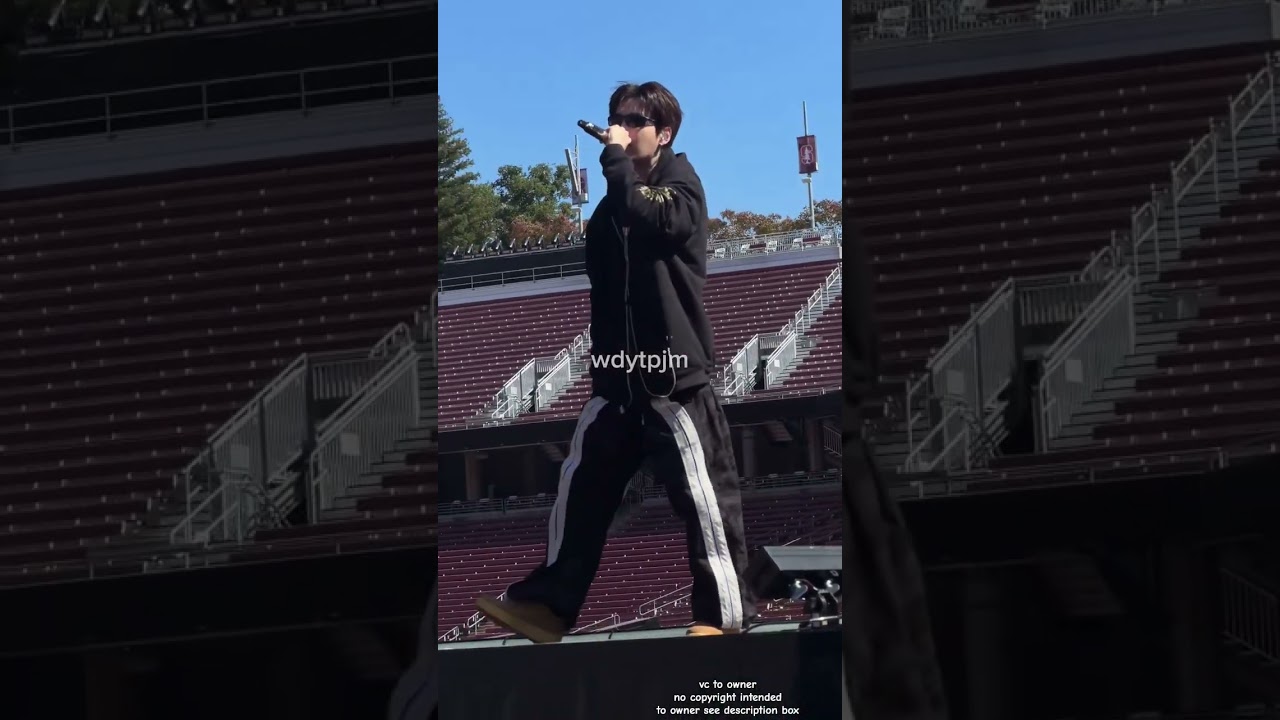 SUGA for Stanford Sound check day2 🔥 - YouTube