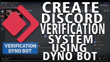 Create Discord Verification System Using Dyno Bot (step by step tutorial)
