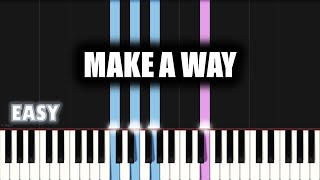 Mmatema  Make A Way  Easy Piano Tutorial By Sa Gospel Piano