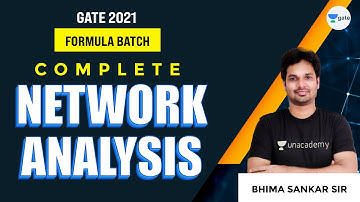 Complete Network Analysis | Formula Session | GATE 2021 | Bhima Sankar
