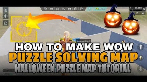 HOW TO MAKE | WOW PUZZLE SOLVING MAP| HALLOWEEN PUZZLE MAP TUTORIAL