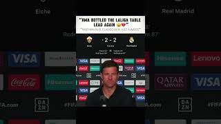 Rma Bottled The Lead Again Real Madrid