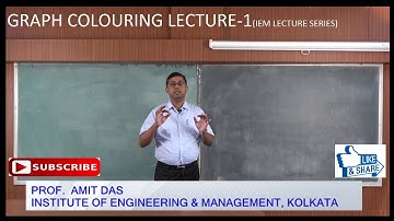 GRAPH COLOURING |(LECTURE-1)| Gymkhana TV | IEM