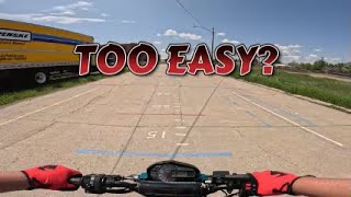 Nebraska Motorcycle Test (Rider Skill Test)