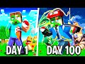 I Survived 100 DAYS In Minecraft Pixelmon... This Is What Happened