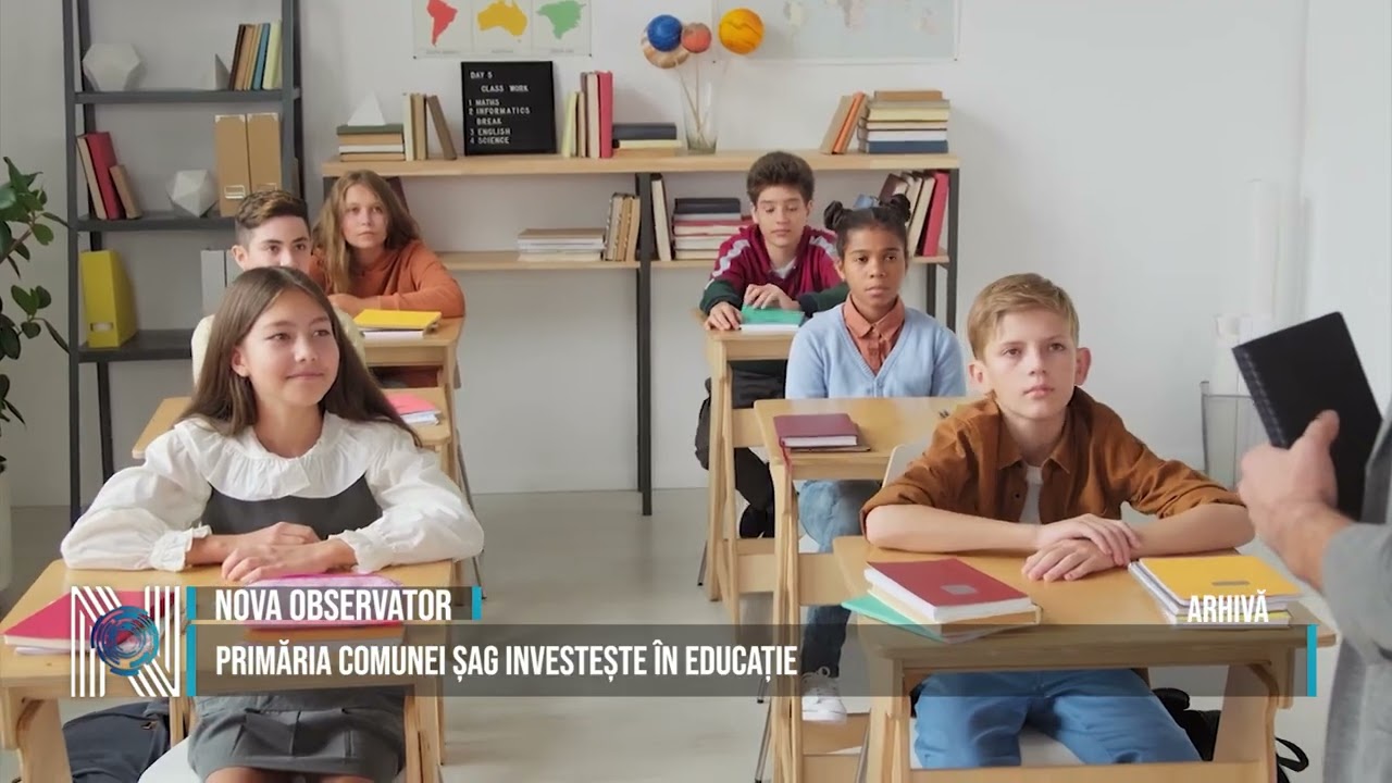 PRIMĂRIA COMUNEI ȘAG INVESTEȘTE ÎN EDUCAȚIE