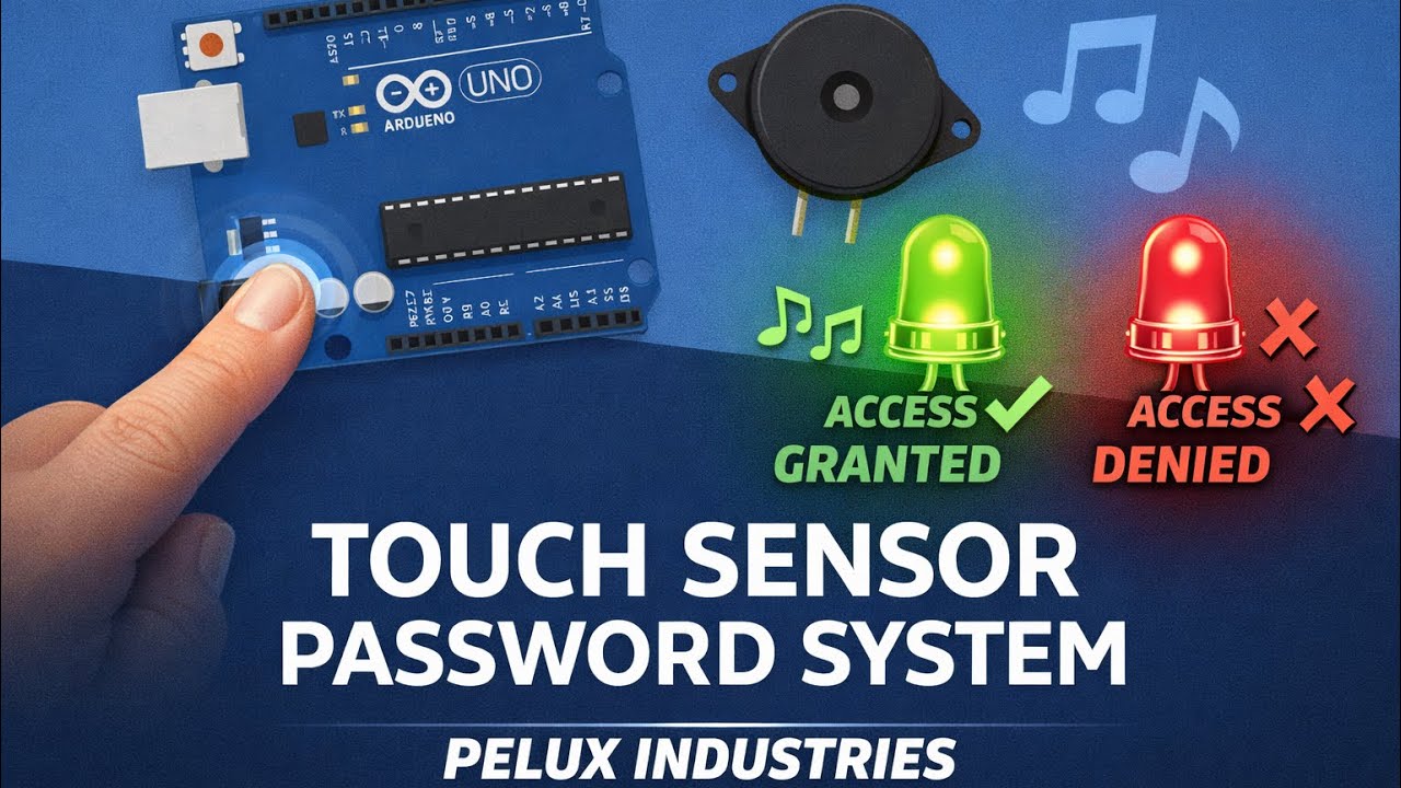 Arduino Touch Sensor Password System | Beginner Security Project - YouTube