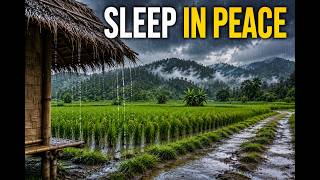 3 Jam Hujan Pelan Gentle Rain Falling On A Rural Hut  3 Hours Of Relaxing Nature Sounds