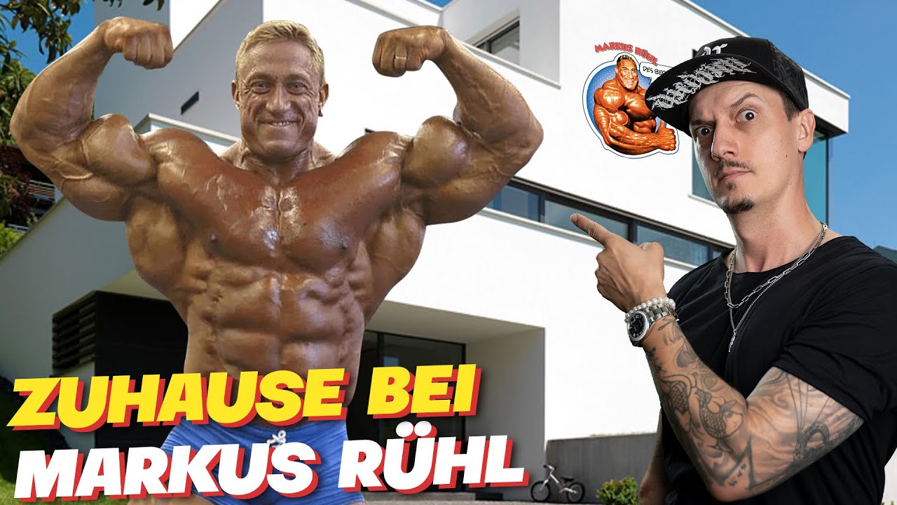 Bei Rühls zu Hause React auf: So WOHNT eine BODYBUILDING LEGENDE! Roomtour mit Markus Rühl