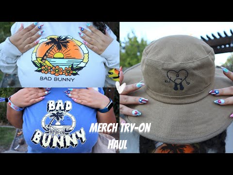 Bad Bunny Merch Haul Review! World's Hottest Tour