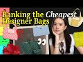 RANKING EVERY DESIGNER&#39;S CHEAPEST BAG ON A TIER LIST 🫣 (affordable luxury handbags) | Alyssa Lyanne