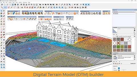 Undet for SketchUp | Ground terrain surface meshing from point clouds