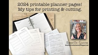 Printable Planner Page Bundles for 2024