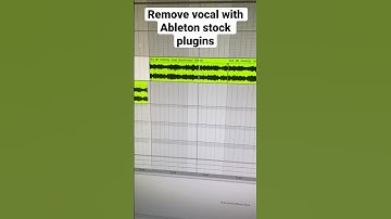 How to Remove vocals with Ableton Stock Plugins