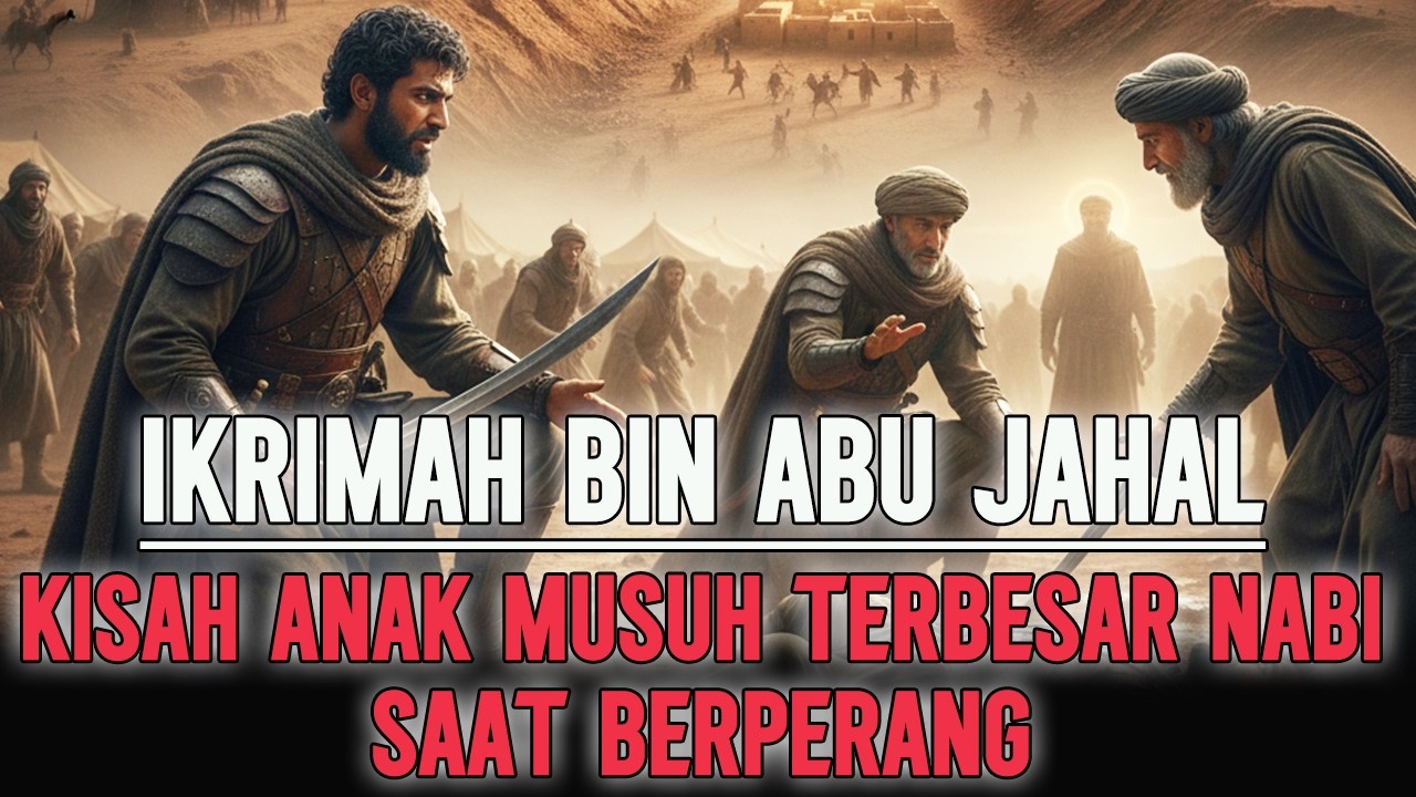 Ikrimah bin Abu Jahal - Kisah Anak Musuh Nabi yang Memimpin Pasukan Berani Mati Saat Perang Badar