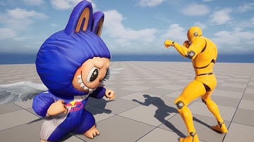 Labubu in a Fighting Game with Unreal Engine 5.6 | True Fighting Game Engine for UE 5
