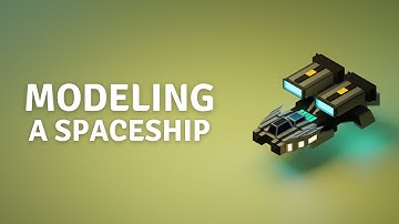 Modeling a Spaceship in Blender | Timelapse