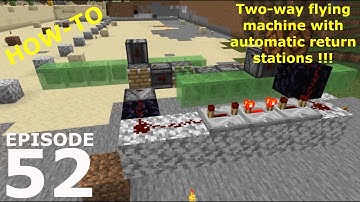 2-WAY FLYING MACHINE WITH AUTOMATIC RETURN STATIONS! - UpTheDubsGuy - Episode 52