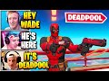 Streamers React To DEADPOOL SKIN & *EVENT* In Game | Fortnite Daily Funny Moments Ep.563