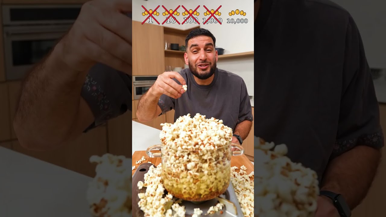 Popcorn almost BURNT down his HOUSE🍿🔥#reaction #shortsfeed #youtubeshorts #cringe #comedy #funny