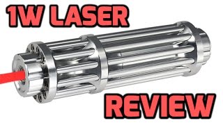 1W 650nm Red Burning Laser Pointer Review