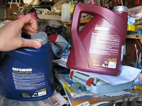 "Mannol" - масло без подделок.