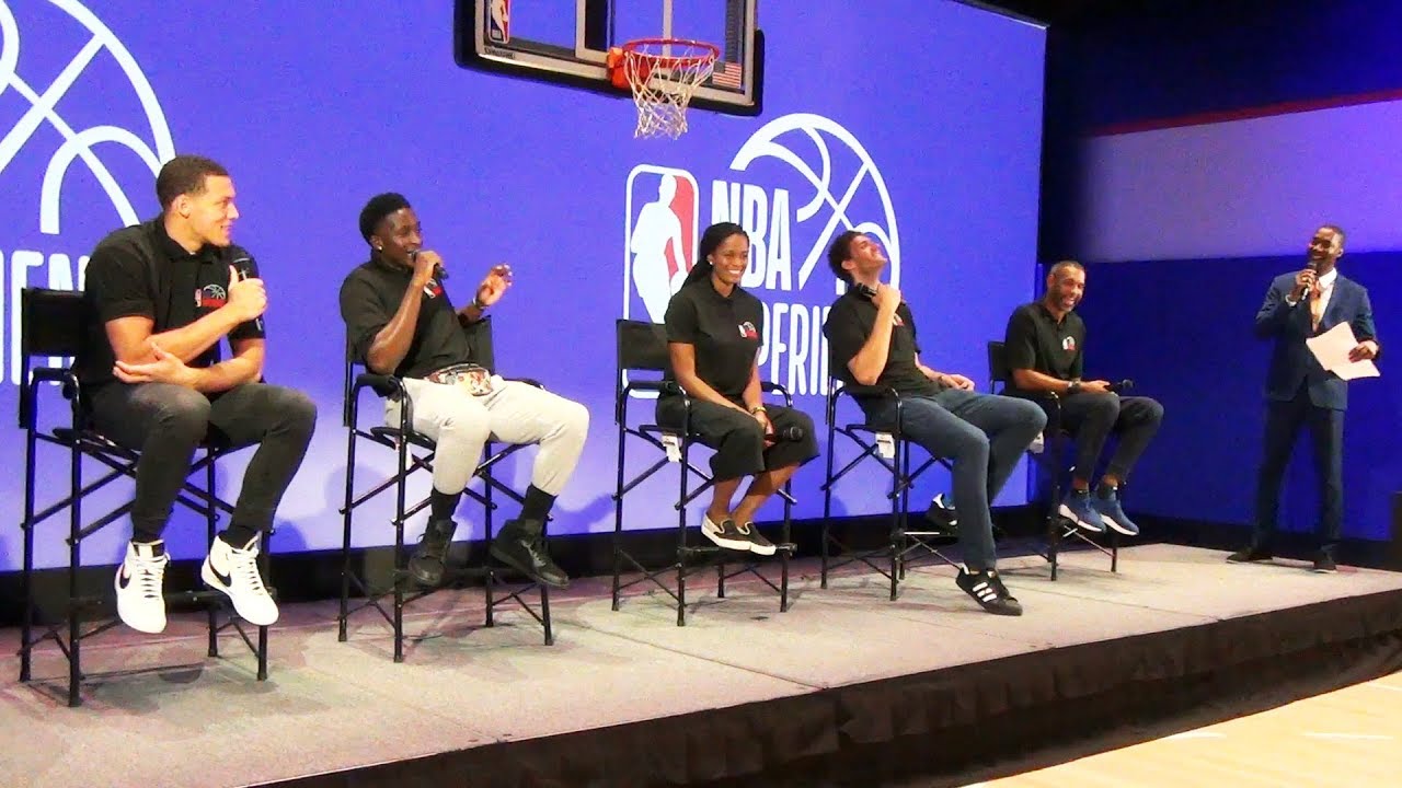 walt disney world vacation NBA Experience Disney Springs - Press Conference w/NBA, WNBA Players w/Victor Oladipo, Grant Hill+