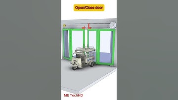 Open/Close door #design #machine #cad