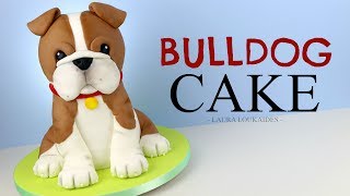 How to Make a 3D Bulldog Cake - Laura Loukaides