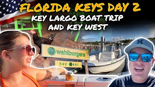 Florida Keys Key Largo Boat Rental and Key West Wahlburgers Restaurant