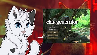 Playing ClanGen with YouTube Chat!